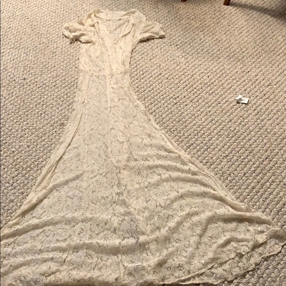 Vintage Dresses & Skirts - Vintage lace maxi